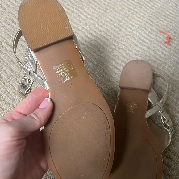 Leather Ralph Lauren sandals. Great condition-like new. - Picture 7 of 8